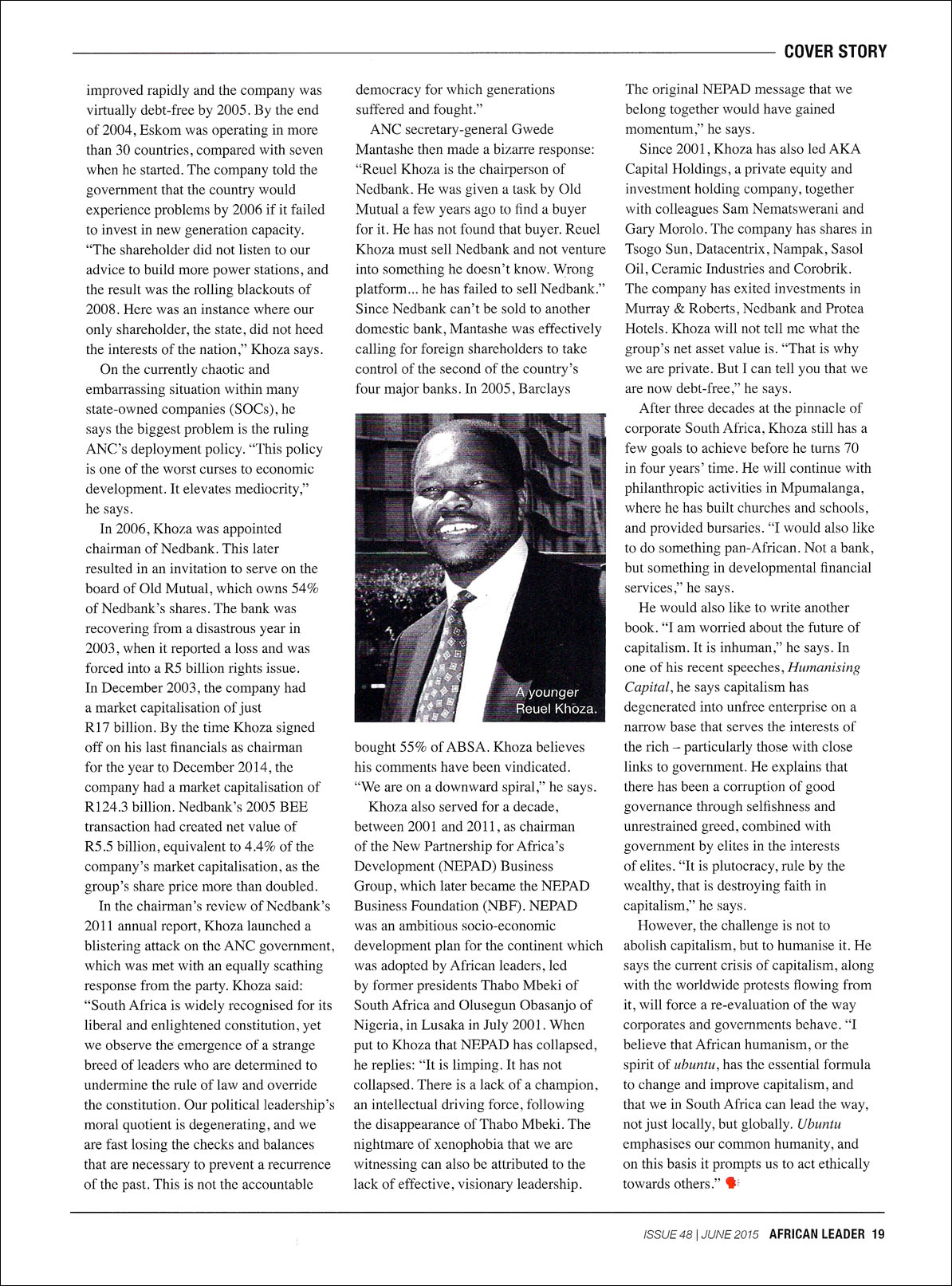Reuel Khoza - African Magazine