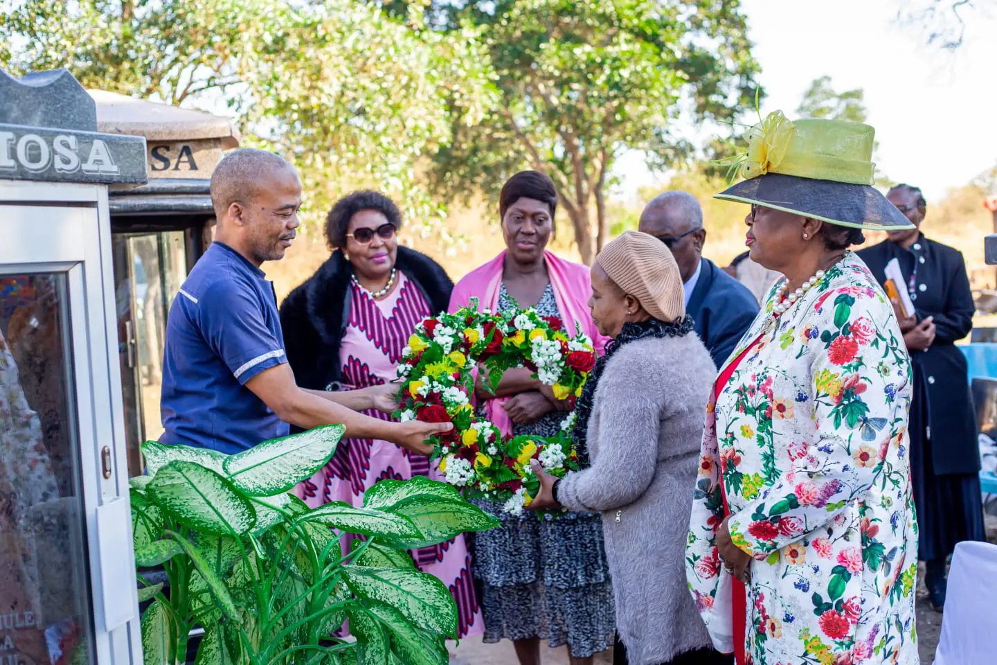 Dr SJ Khosa Choral Music Eisteddfod - Wreath Laying Ceremony 1